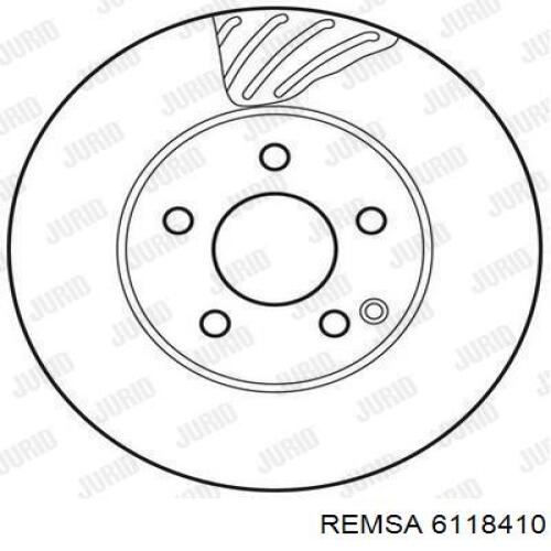 6118410 Remsa Гальмо дискове переднє