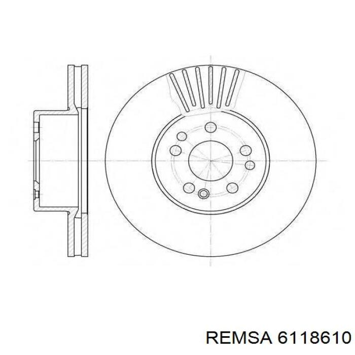 Купити 6118610 Remsa Ротор гальмівний