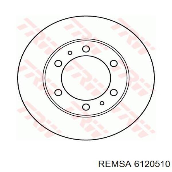 Диск переднього гальма Remsa 6120510 ціна, від 40.78 USD