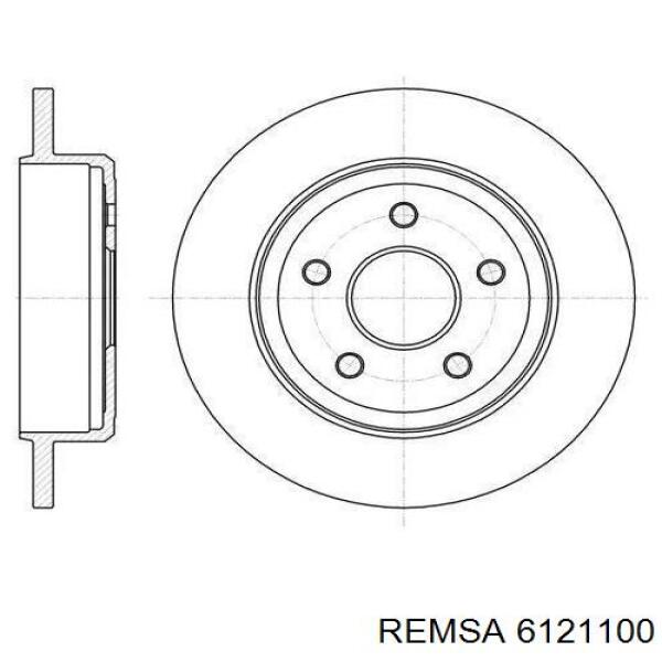 Задні дискові гальма Remsa 6121100 ціна, від 57.00 USD