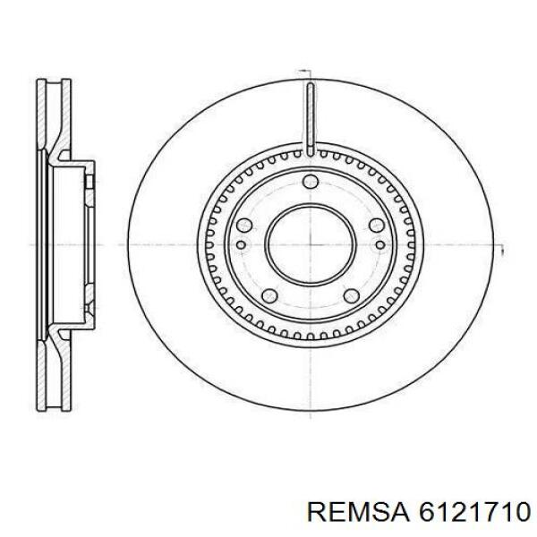 Купити 6121710 Remsa Ротор гальмівний