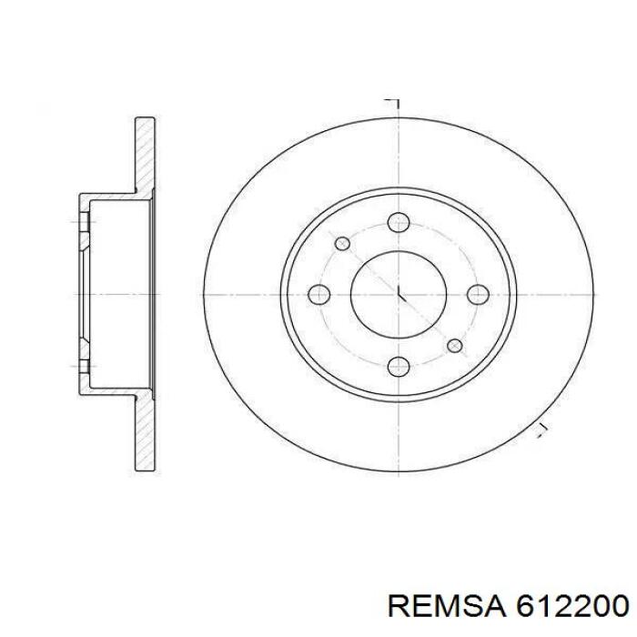 612200 Remsa Дискові гальма