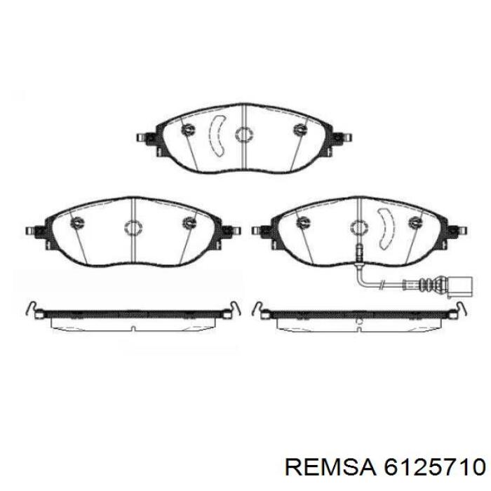 Диск гальмівний задній Remsa 6125710
