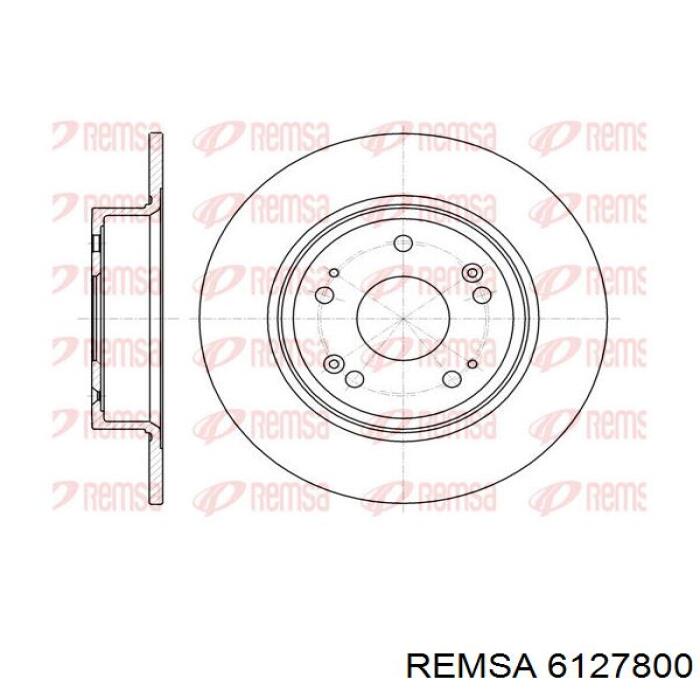 6127800 Remsa диск гальмівний задній