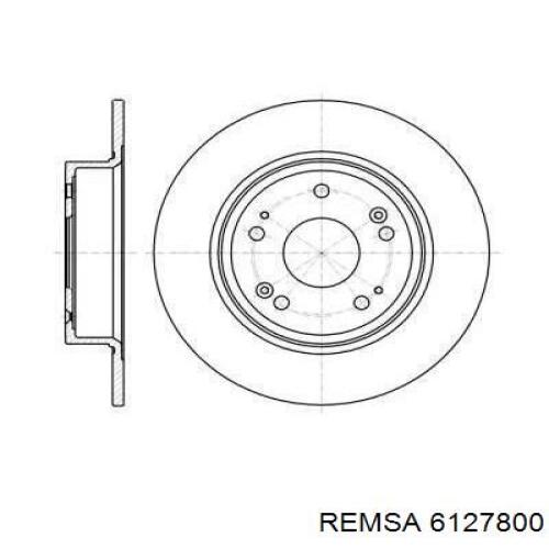 Купити 6127800 Remsa Диск заднього гальма