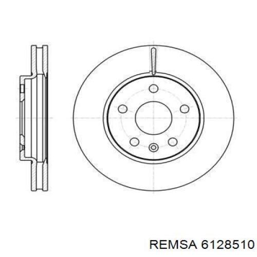 6128510 Remsa диск гальмівний передній
