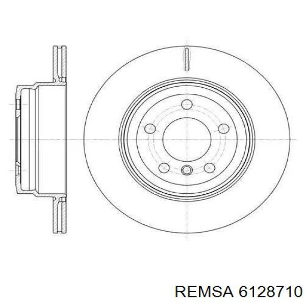 6128710 Remsa Дискові гальма