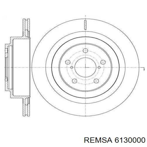 Гальмівні диски 6130000 Remsa