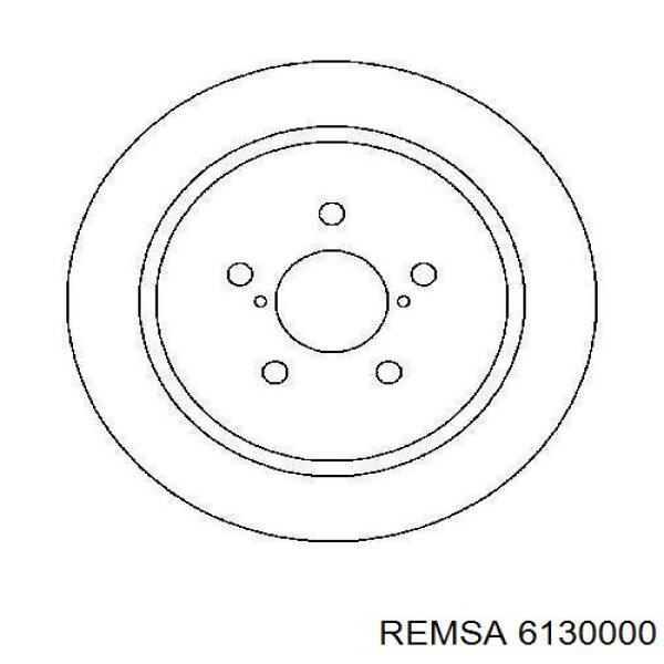 Диск гальмівний задній Remsa 6130000