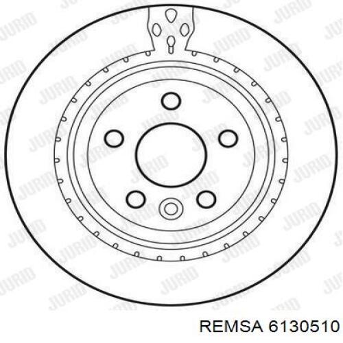 Гальмівні диски 6130510 Remsa