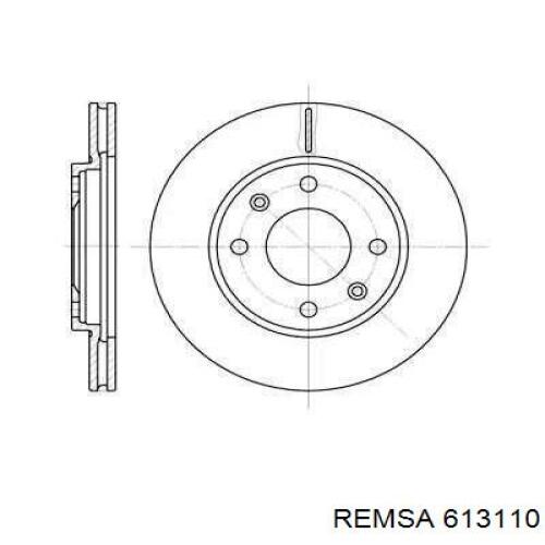 Диск переднього гальма Remsa 613110 ціна, від 27.26 USD