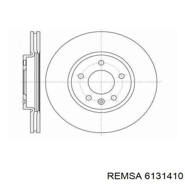 6131410 Remsa Гальмо дискове переднє