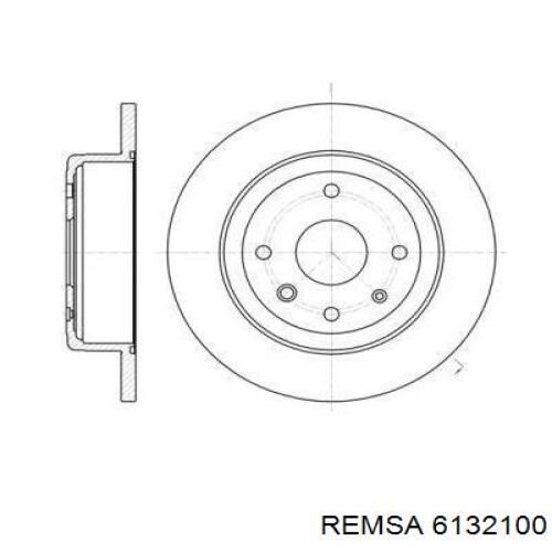 Диск гальмівний задній 6132100 Remsa