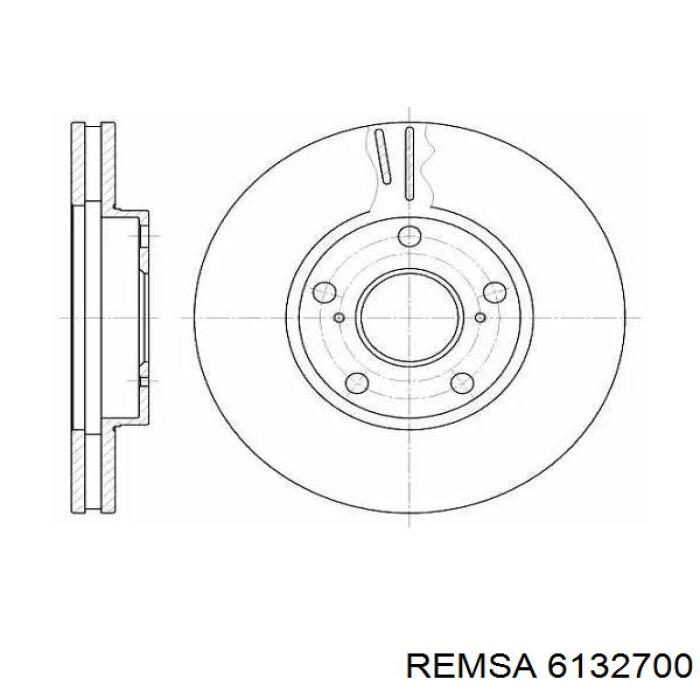 Гальмівні диски 6132700 Remsa