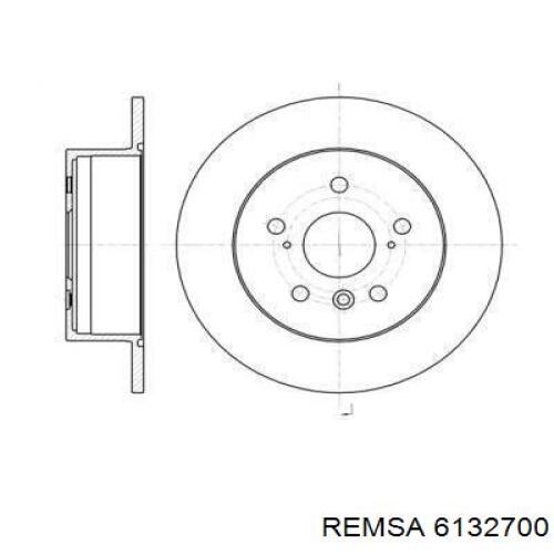 6132700 Remsa диск гальмівний задній