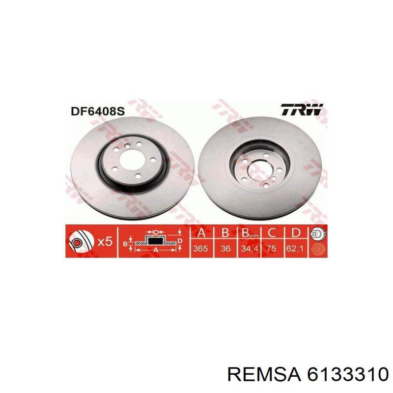6133310 Remsa Гальмо дискове переднє