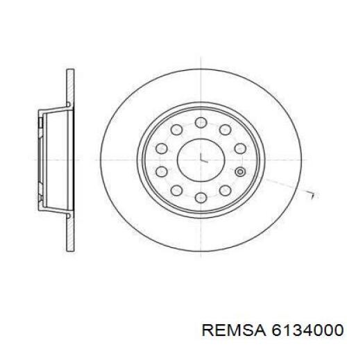 Задні дискові гальма Remsa 6134000 ціна, від 30.81 USD