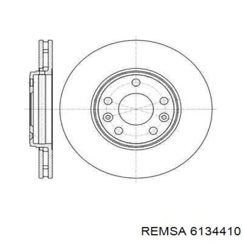 6134410 Remsa диск гальмівний передній