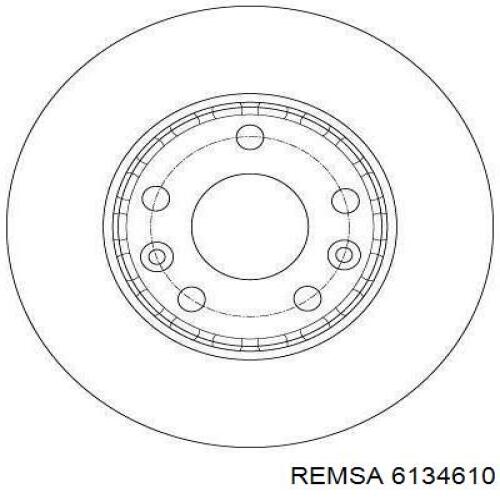 6134610 Remsa Гальмо дискове переднє