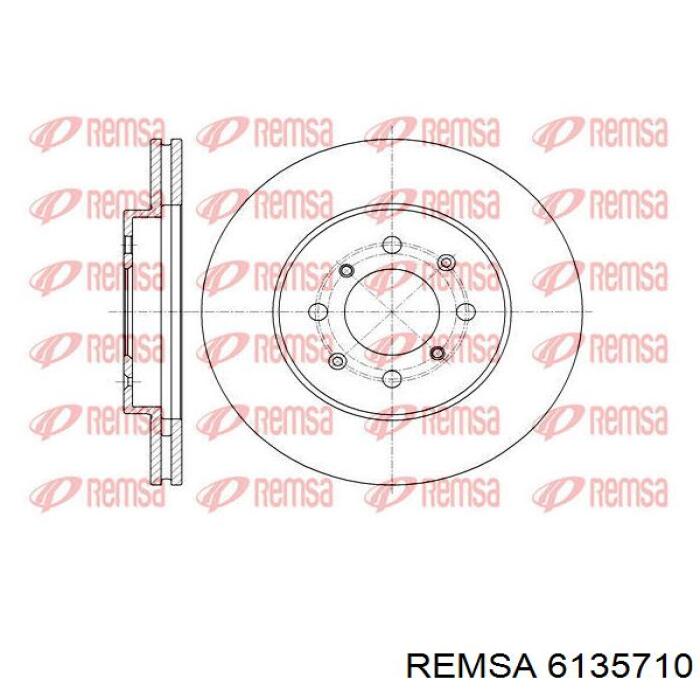 Диск гальмівний передній 6135710 Remsa