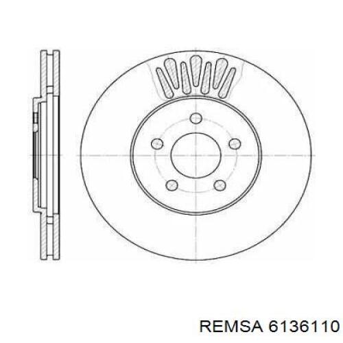 Купити 6136110 Remsa Ротор гальмівний