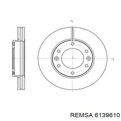 6139610 Remsa Гальмо дискове переднє