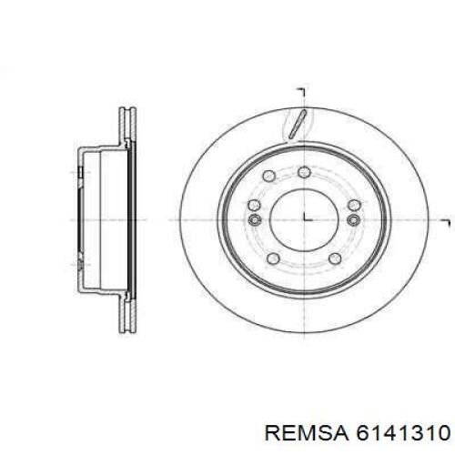 Задні дискові гальма Remsa 6141310 ціна, від 45.27 USD