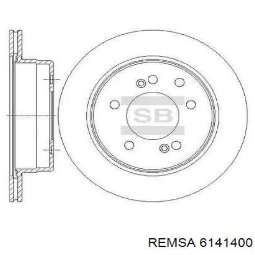 Купити 6141400 Remsa Диск заднього гальма