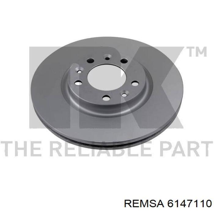 Диск гальмівний передній Remsa 6147110