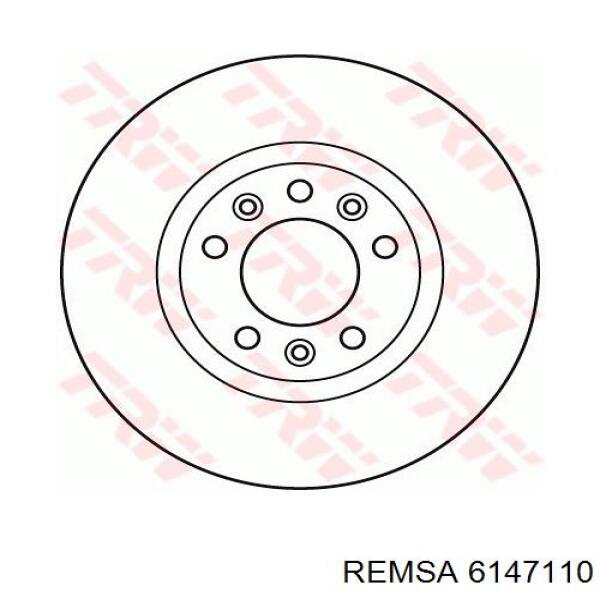 Диск переднього гальма Remsa 6147110 ціна, від 46.14 USD