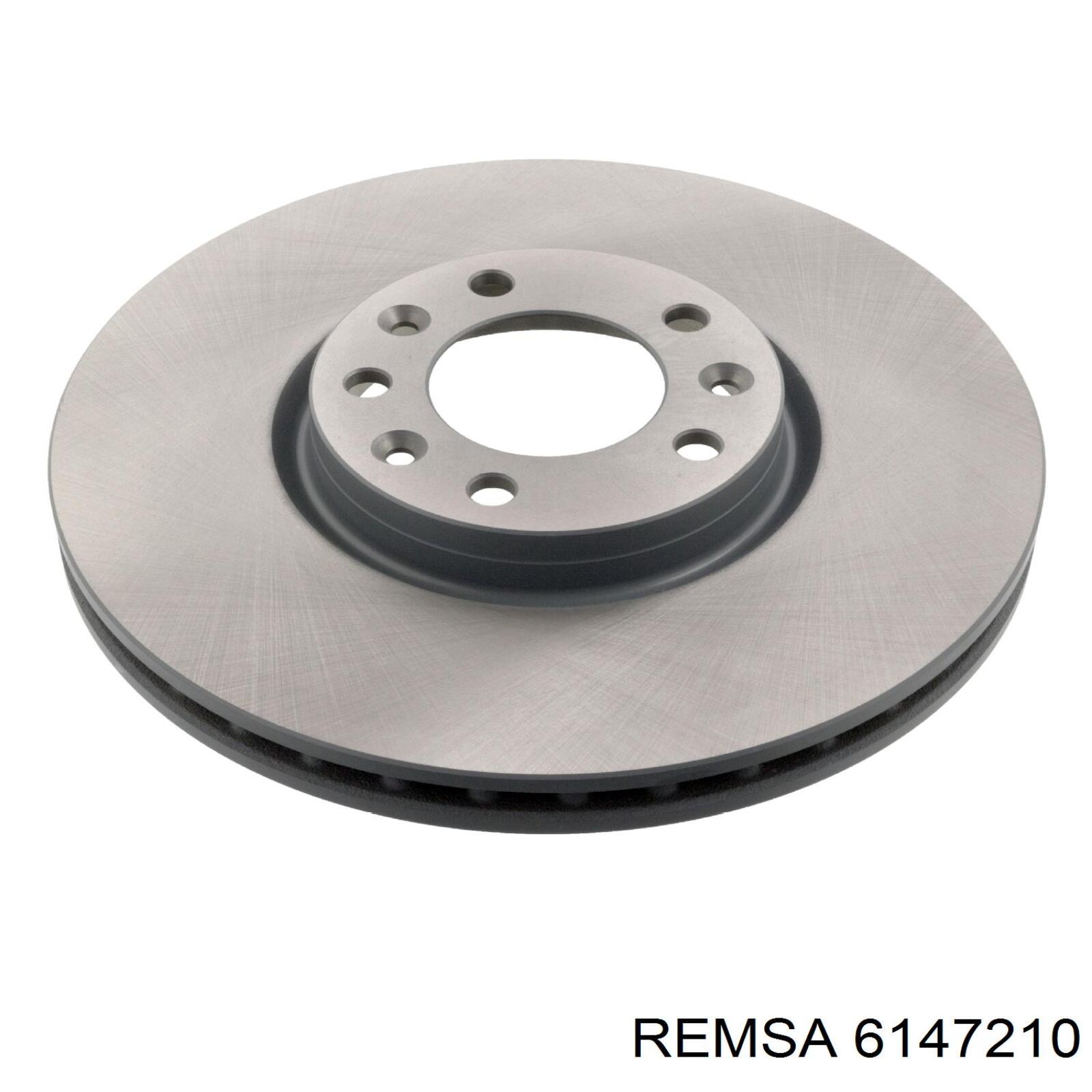 Диск переднього гальма Remsa 6147210 ціна, від 54.92 USD