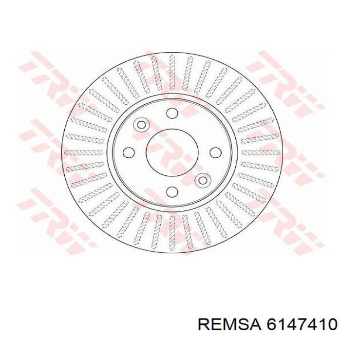 6147410 Remsa Гальмо дискове переднє