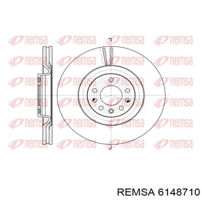 6148710 Remsa диск гальмівний передній