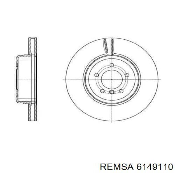 Купити 6149110 Remsa Ротор гальмівний
