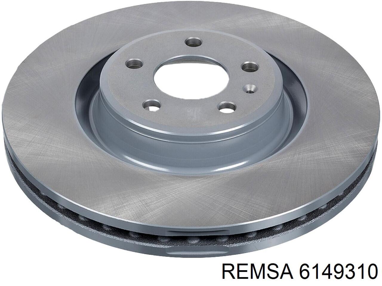 Диск переднього гальма Remsa 6149310 ціна, від 103.46 USD