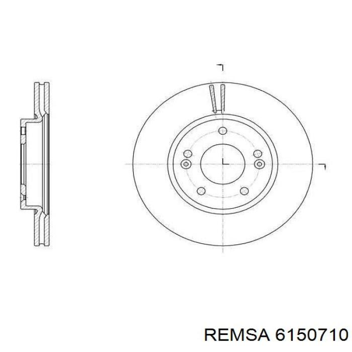 Купити 6150710 Remsa Ротор гальмівний