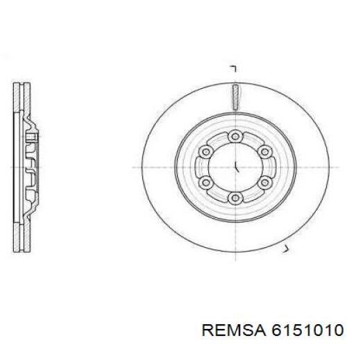 Купити 6151010 Remsa Ротор гальмівний