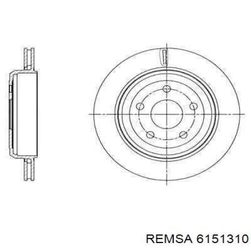 6151310 Remsa Дискові гальма