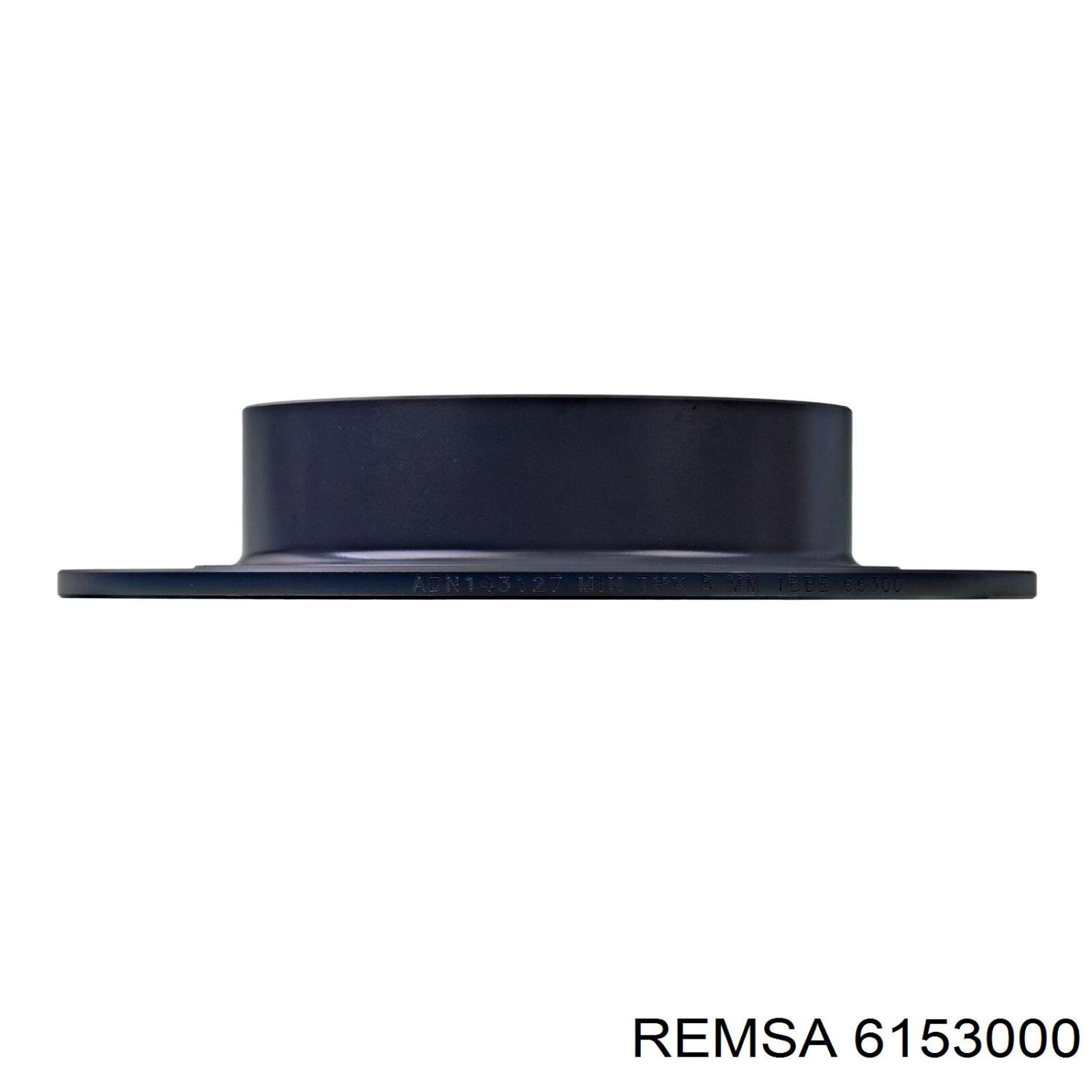 Купити 6153000 Remsa Диск заднього гальма