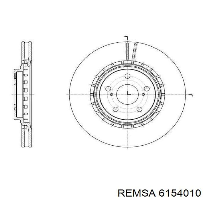 6154010 Remsa Гальмо дискове переднє