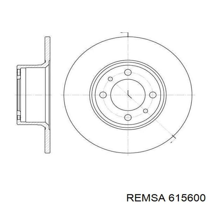 Купити 615600 Remsa Ротор гальмівний