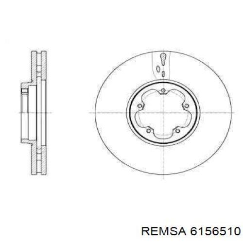 6156510 Remsa Гальмо дискове переднє