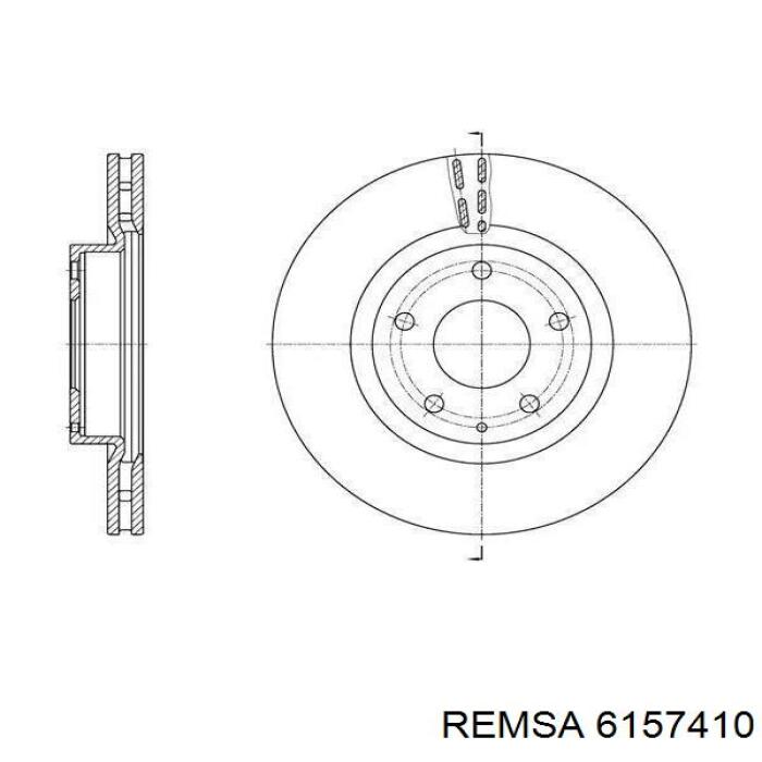 Купити 6157410 Remsa Ротор гальмівний