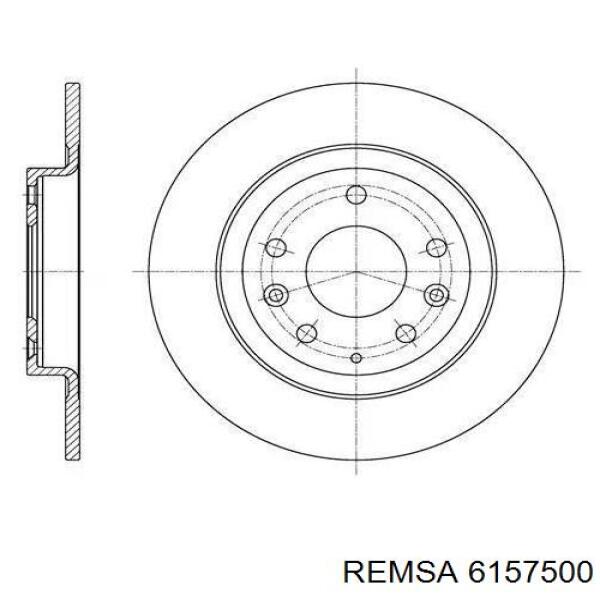 6157500 Remsa Дискові гальма