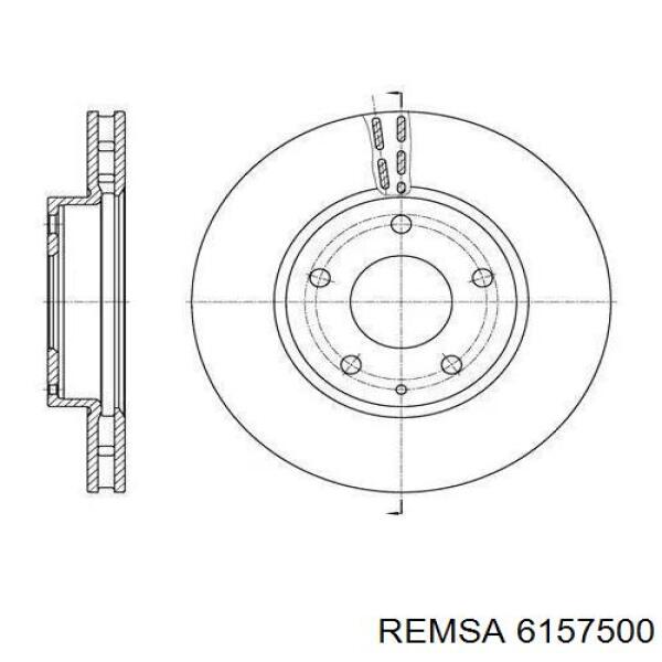 Задні дискові гальма Remsa 6157500 ціна, від 31.19 USD