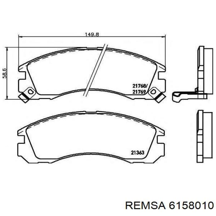 Купити 6158010 Remsa Ротор гальмівний