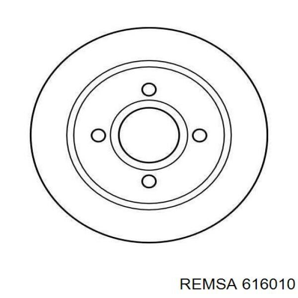 Купити 616010 Remsa Диск заднього гальма