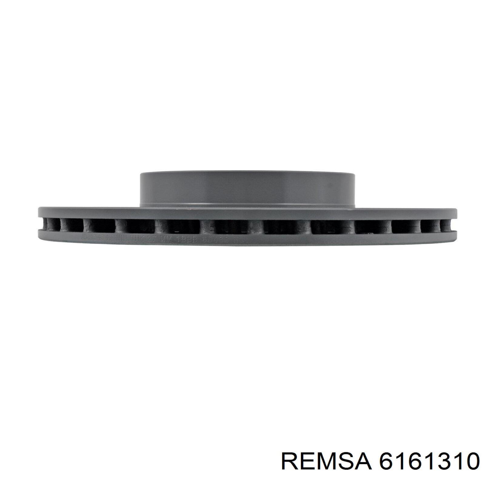 Диск переднього гальма Remsa 6161310 ціна, від 90.71 USD