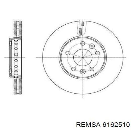 6162510 Remsa Гальмо дискове переднє