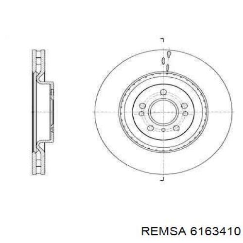6163410 Remsa диск гальмівний передній